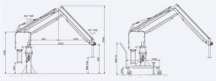 DSD-300型氣動平衡吊尺寸圖片 DSD-300型氣動平衡吊尺寸圖片