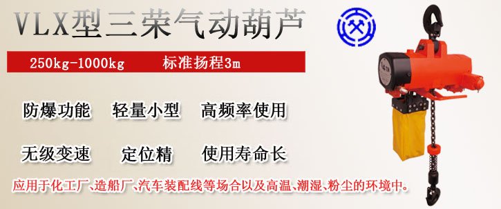 VLX型三榮氣動葫蘆圖 VLX型三榮氣動葫蘆圖